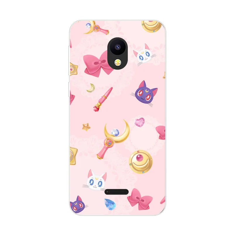 Чехол для Meizu C9 Pro мягкая задняя крышка из ТПУ с изображением панды мультфильма