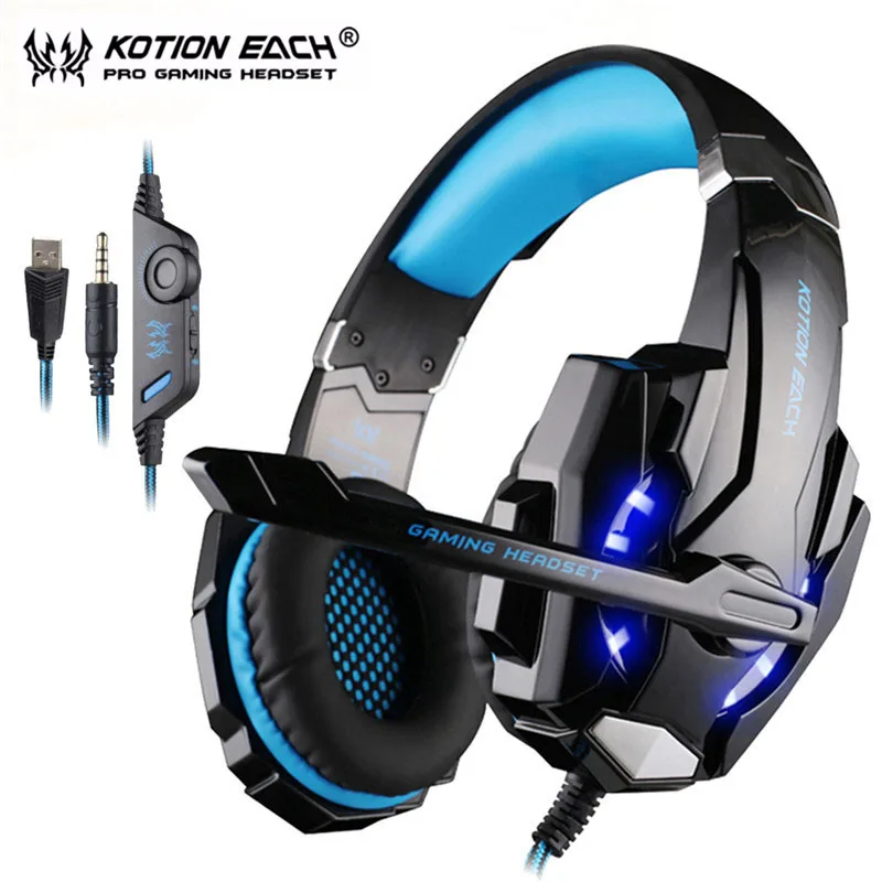 Игровая гарнитура Kotion Each G9000 для геймпада PS4 шумоподавляющие Накладные наушники с