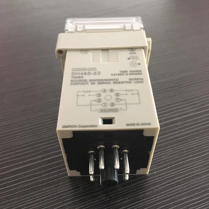 Высококачественное реле времени OMRON DH48S 2Z Цифровое 0 01 с 99до 99М задержки цоколем в
