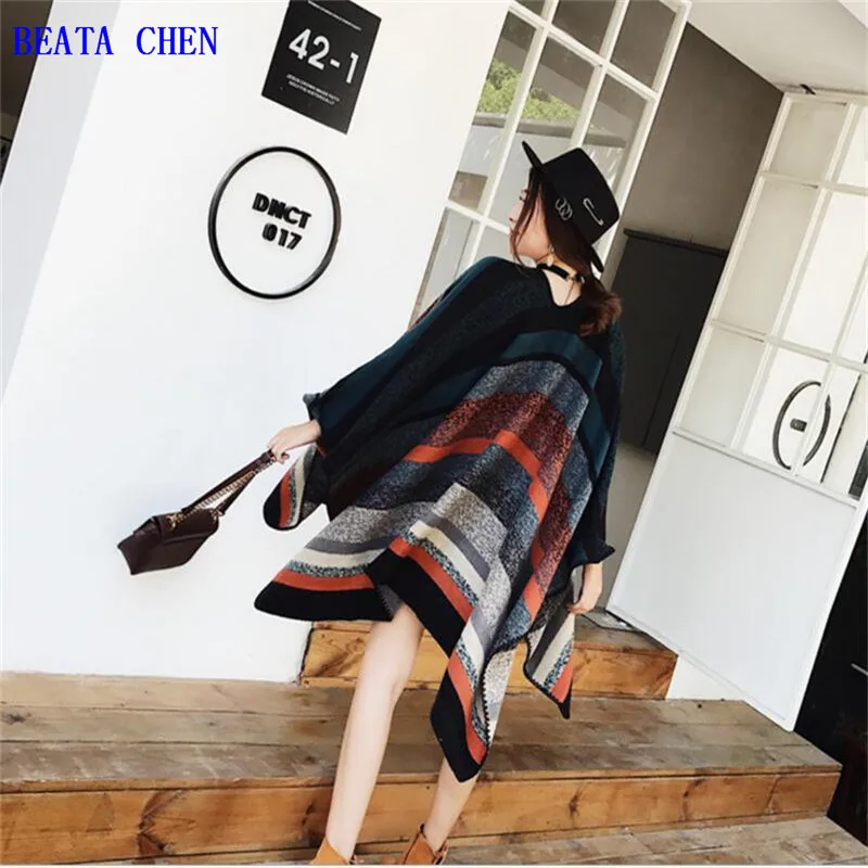 Беата Чен Роскошные брендовые новые осенние и зимние женские Новый вертикальная