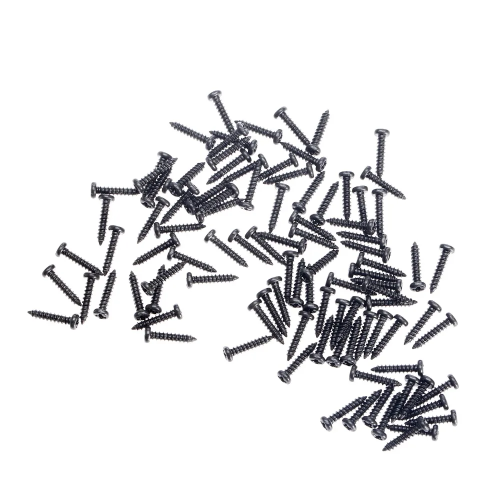 100 шт. M2x10mm Кепки болты с крестообразной головкой шурупы для деревянная шкатулка