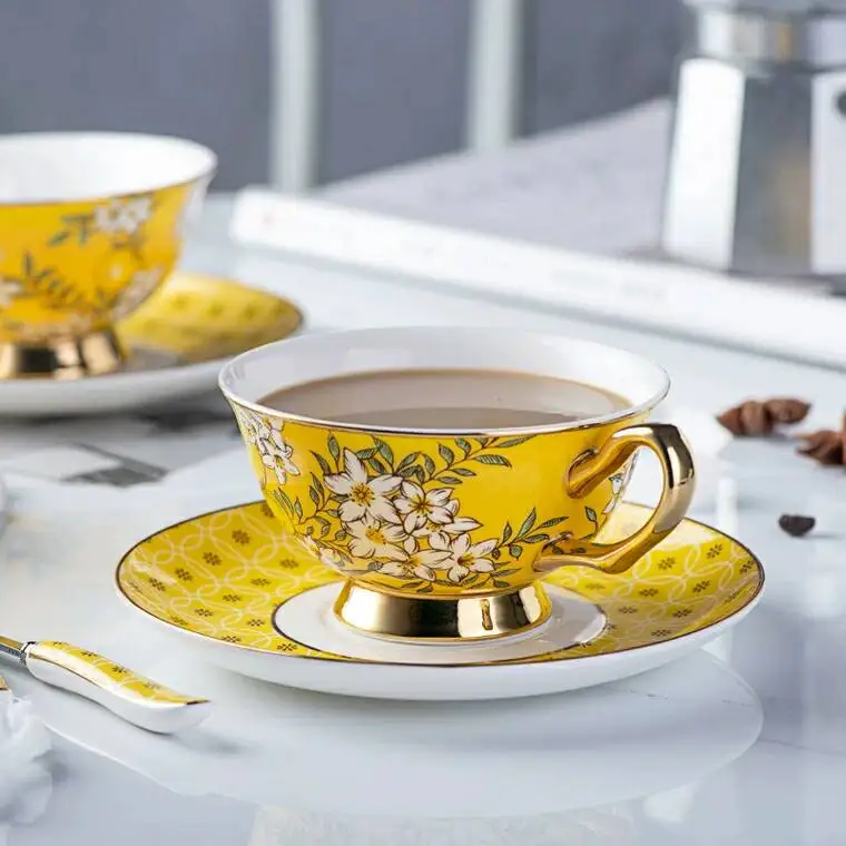 Bone China послеобеденный чайный стакан Высококачественная кофейная кружка чашка