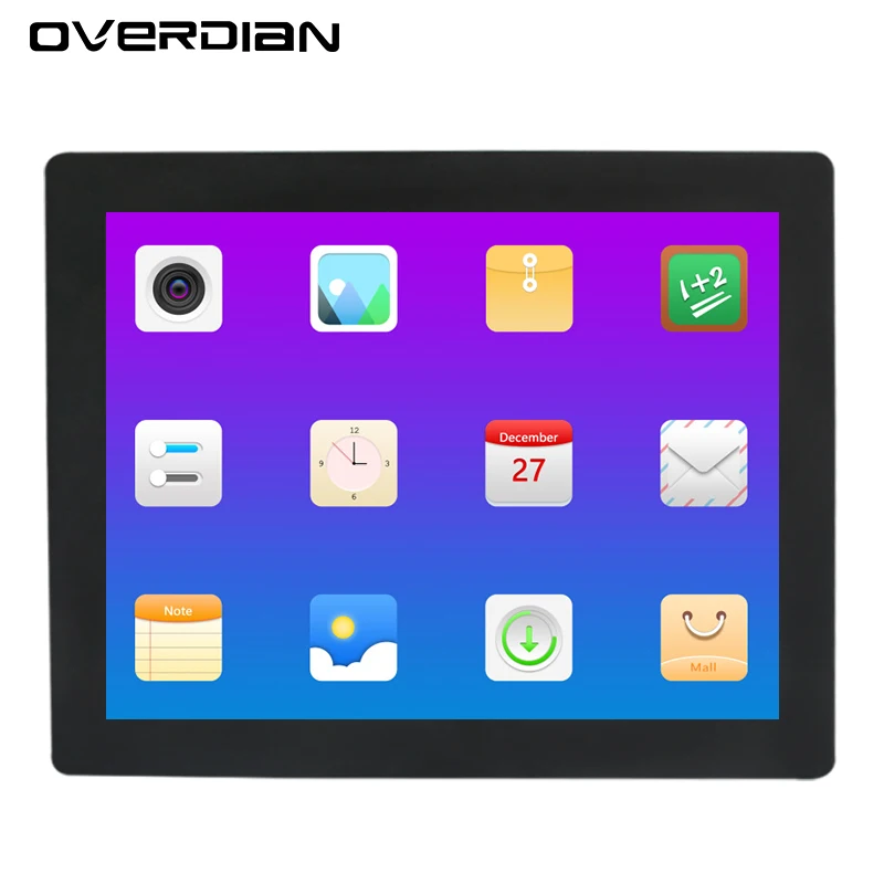 

19 inch Squrescreen LCD Screen Industrial Computer Built in WiFi 16:9 Resistance Touch Screen Industrial Computer 1280*1024