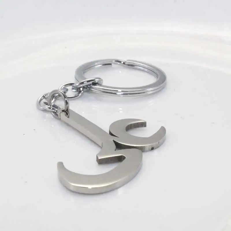 Мусульманский шиа Али зулфикар кольцо для ключей из нержавеющей стали и цепочка