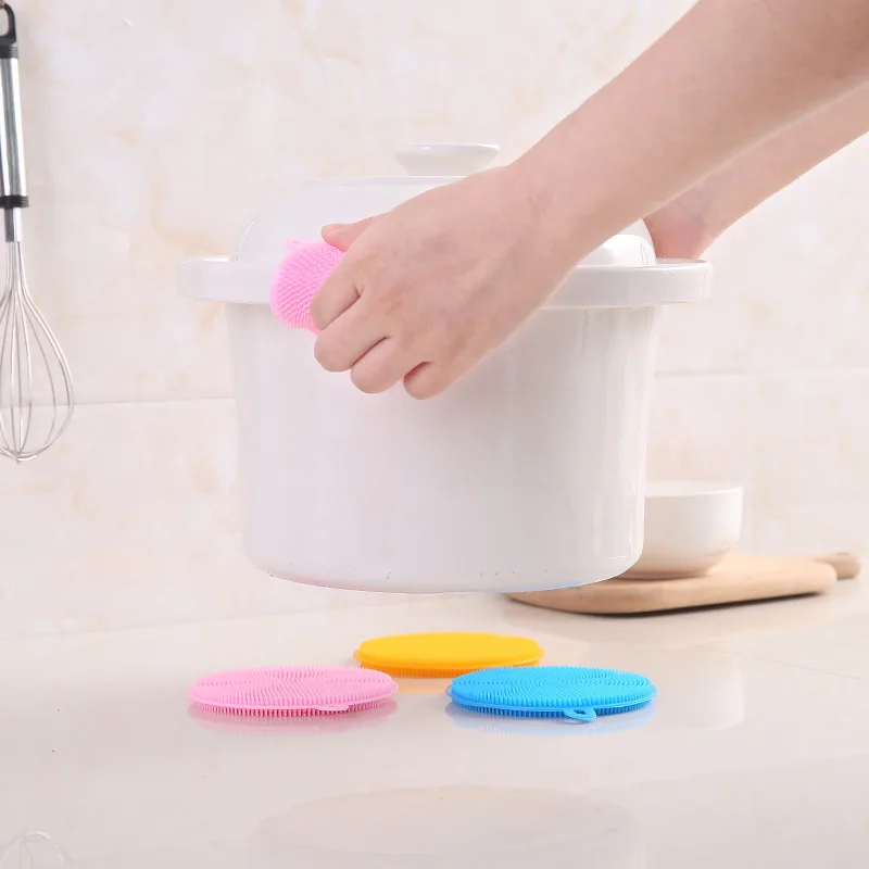 Силиконовая щетка для мытья посуды миска кастрюля моющие щетки инструмент