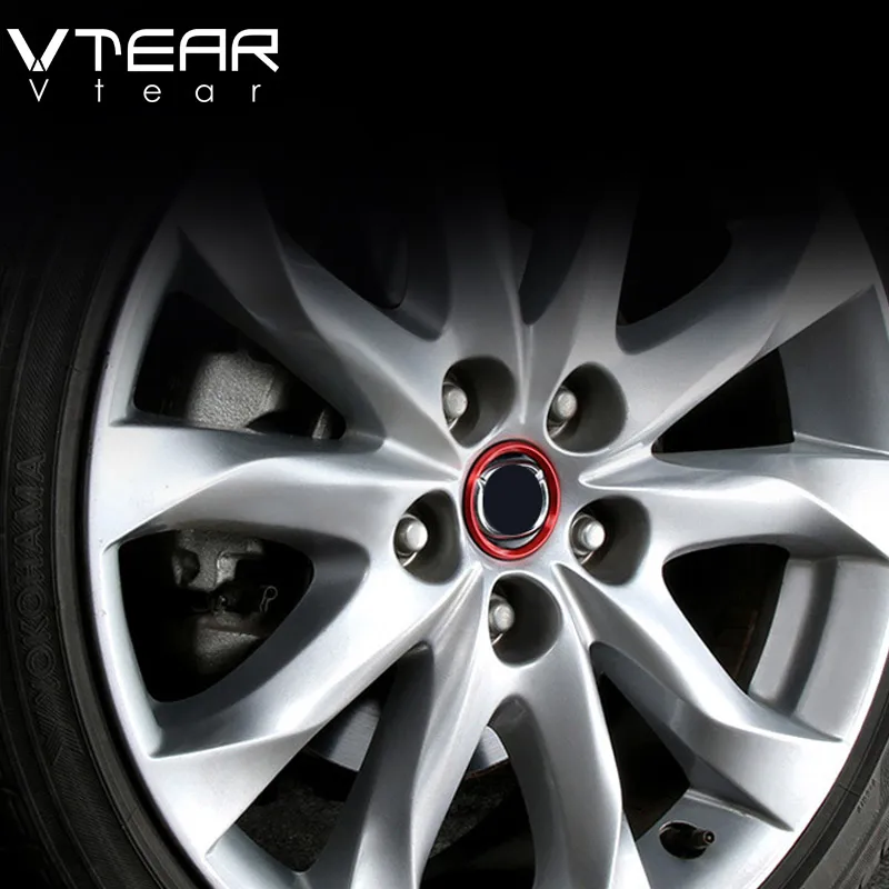 Vtear для Mazda 3 CX 5 2018 2019 2020 Стайлинг автомобиля Ступица колеса модификация кольца