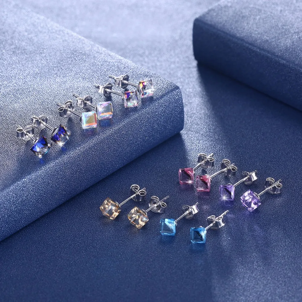

Серьги-гвоздики женские из серебра 925 пробы, 925 пробы