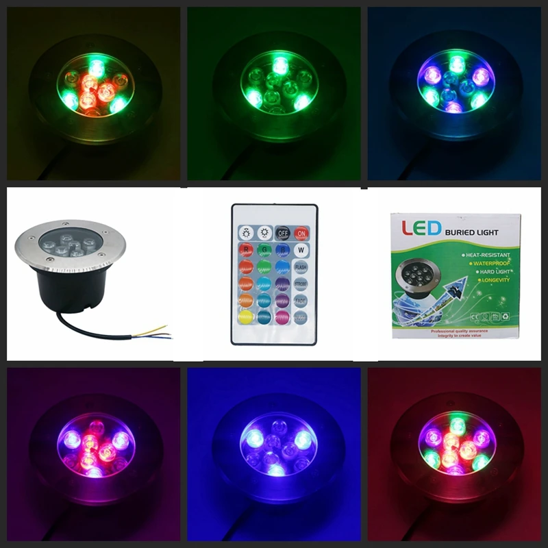 SZYOUMY 9 Вт 15 24 LED подземный свет Светодиодная лампа Скрытое освещение светодиодные