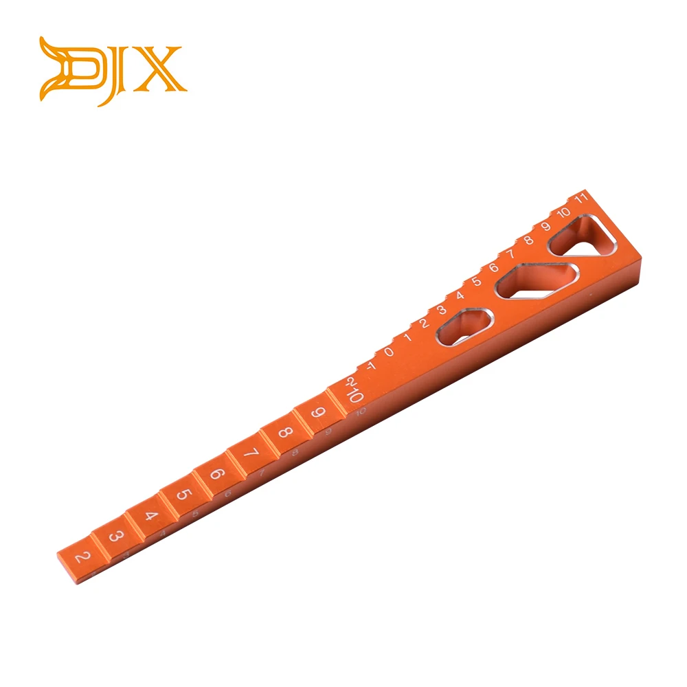 DJX CNC алюминиевый сплав 2 в 1 высота езды и Дроп манометр инструменты для 1/10 RC