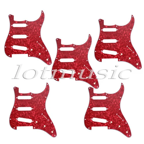 5 шт. запасные части для гитары ST Strat|pickguard sss|pearl pickguardred pearl pickguard |