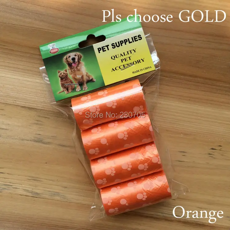 80 шт. Сумки = 4 рулона собак Pet Carrier Clean-Up Палочки Up отходов Poop U цвет Черный Синий