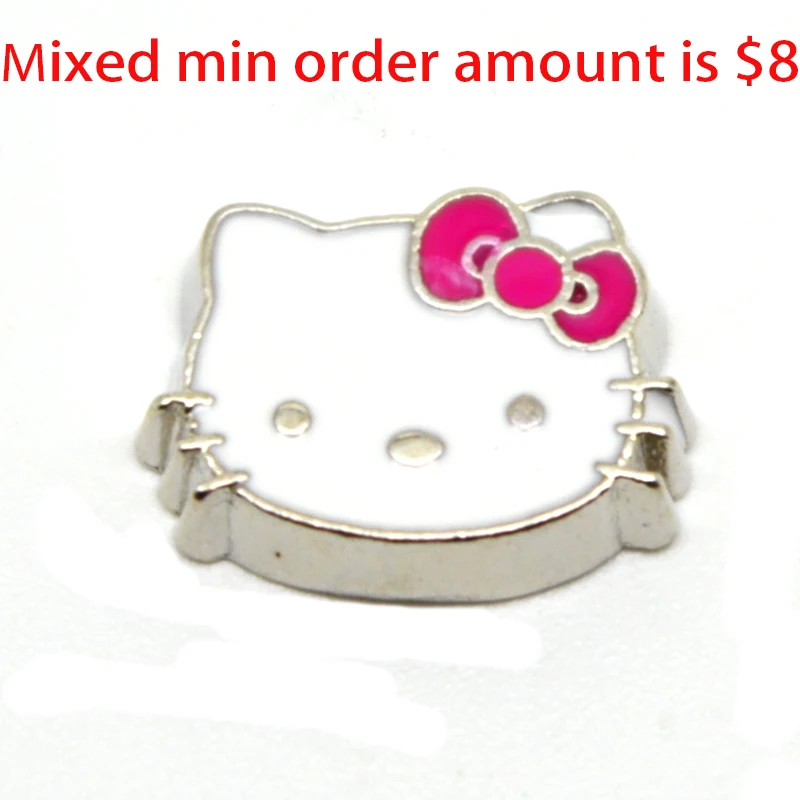 Горячая продажа ювелирных изделий 10 шт милый кот переливающиеся амулеты для