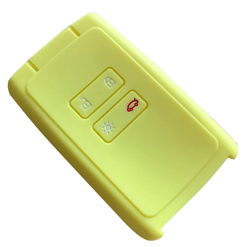 4 кнопки Автомобильный ключ силиконовый чехол протектор держатель для Renault Clio Logan