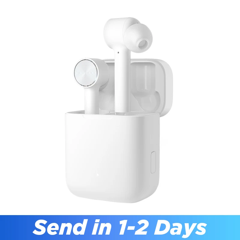 Send within 2 Days Оригинальные Xiaomi Mi наушники Air Bluetooth беспроводные наушники сенсорное управление с зарядным устройством беспроводная гарнитура AirDots Pro - Цвет: Send within 2 Days