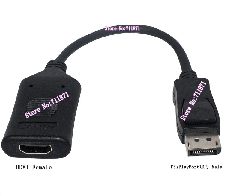 Активный DP порт дисплея штекер HDMI гнездо адаптер преобразователь Поддержка Eyefinity