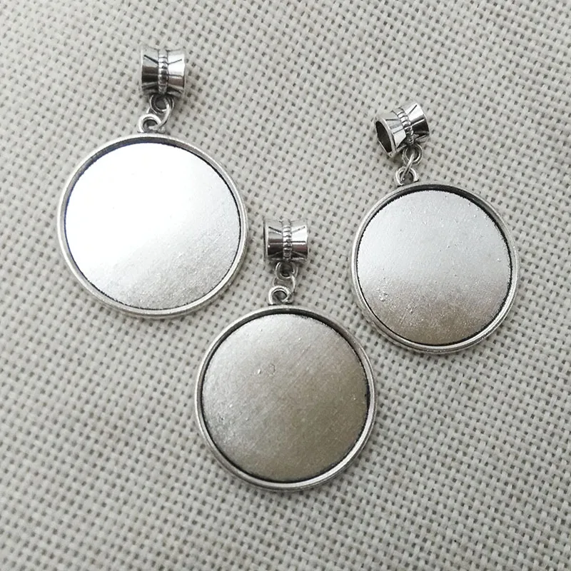 Ожерелье чокер подвески камея рамка пустая основа поднос кожаный шнур веревка