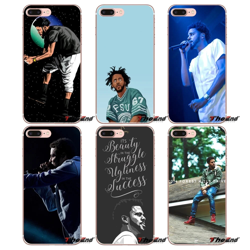 Аксессуары чехлы для телефонов J. Cole iPhone X 4 4S 5 5S 5C SE 6 6S 7 8 Plus Samsung Galaxy J1 J3 J5 J7 A3 A5 2016