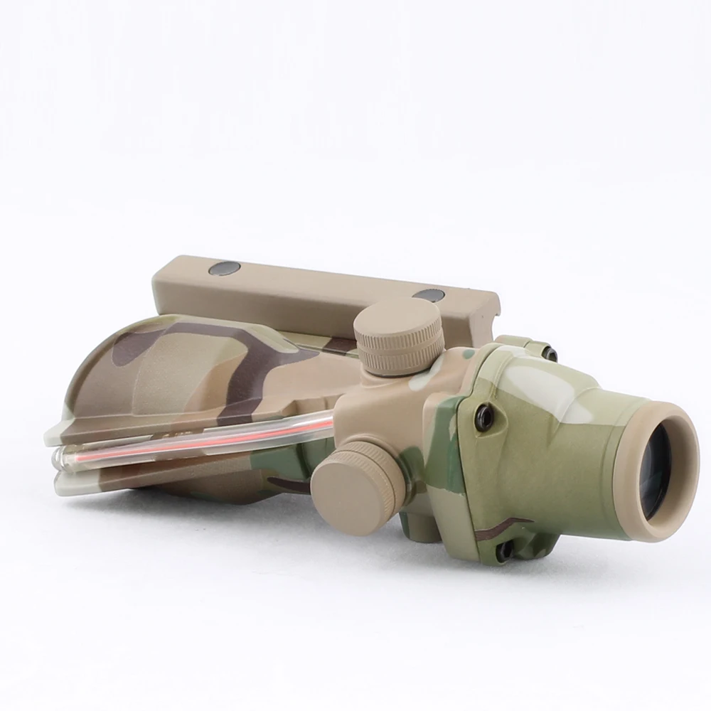 Охотничий калиброванный оптический прицел с красной точкой ACOG 4x32 Combo