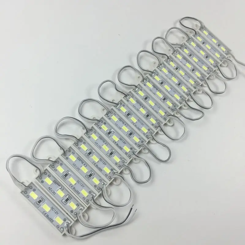 2000 шт./лот LED модуль 5730 3 DC12V водонепроницаемый рекламный дизайн Светодиодные