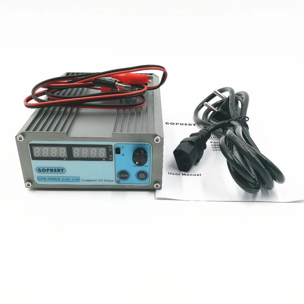 CPS-3205 II 160W (110Vac/ 220Vac) 0-32V/0-5A компактный цифровой Регулируемый источник питания