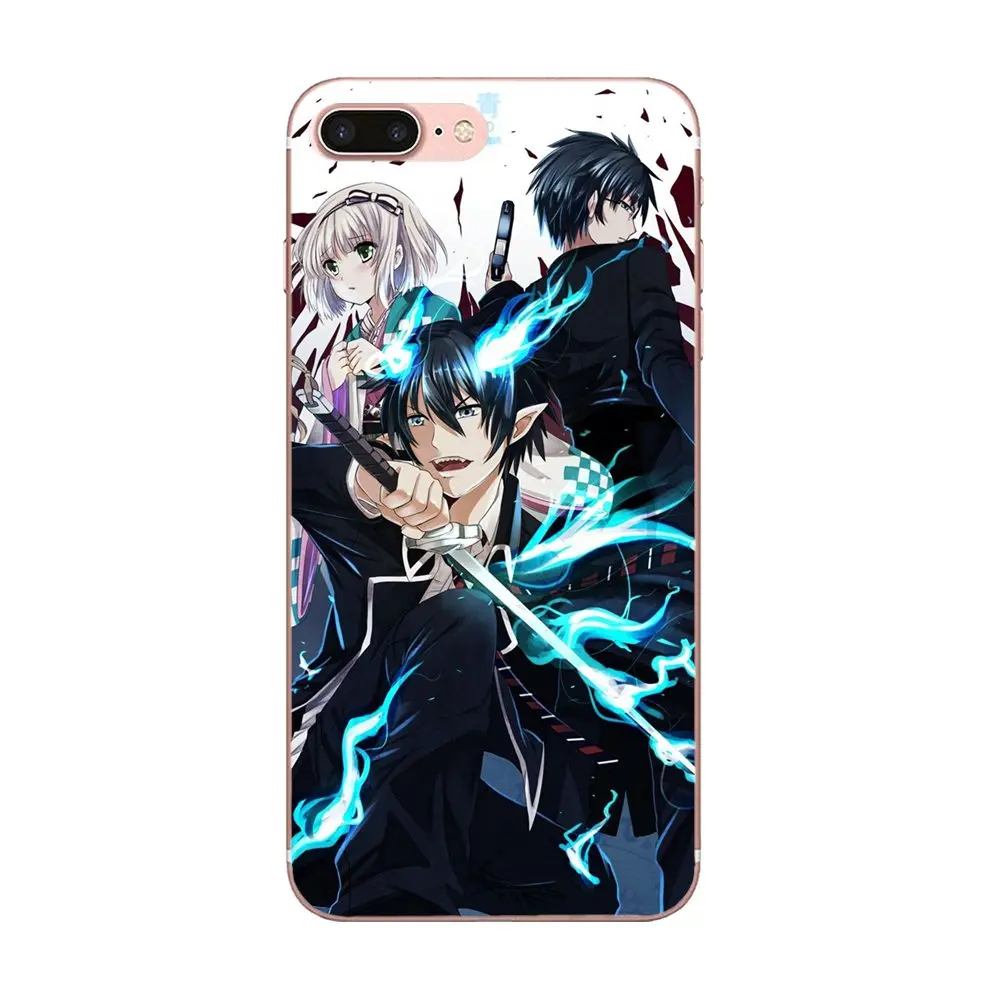 Синий Exorcist для Samsung Galaxy Note 5 8 9 S3 S4 S5 S6 S7 S8 S9 S10 mini Edge Plus Lite Мягкий Силиконовый ТПУ