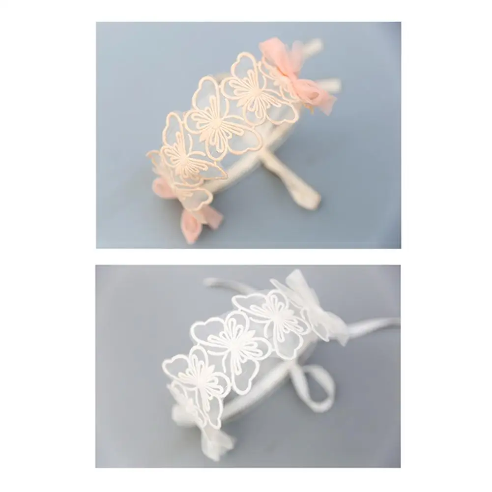 Милая повязка для волос маленьких девочек аксессуары из кружева детский