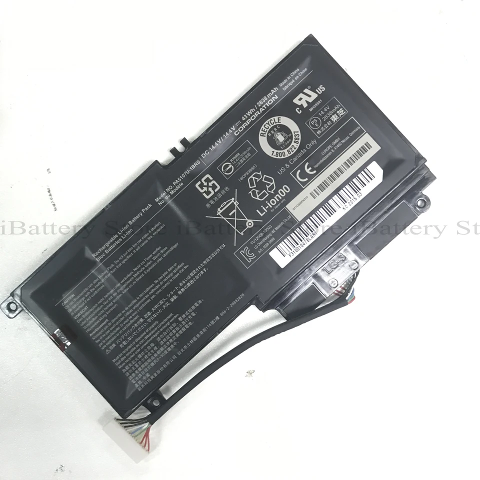 Оригинальный аккумулятор для Toshiba Satellite L45D L55 L55t P50 P55 L50 S55 Series P000573230|Аккумуляторы
