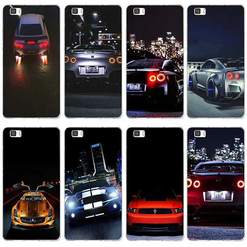 2018 GT R спортивные Чехлы для автомобиля мягкие чехлы из ТПУ Huawei P8 P9 P10 P20 Mate 10 Pro Y5 Y6 II
