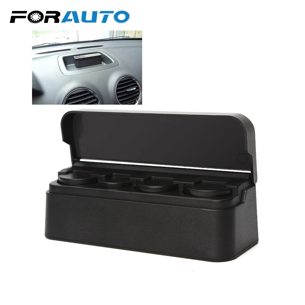FORAUTO автомобильный чехол для монет коробка хранения держатель контейнер