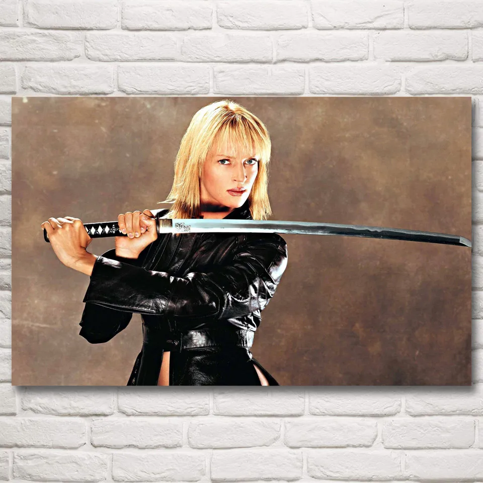 Foocome Pulp фантастика Миа Уоллес ума Турман фильмы настенные художественные