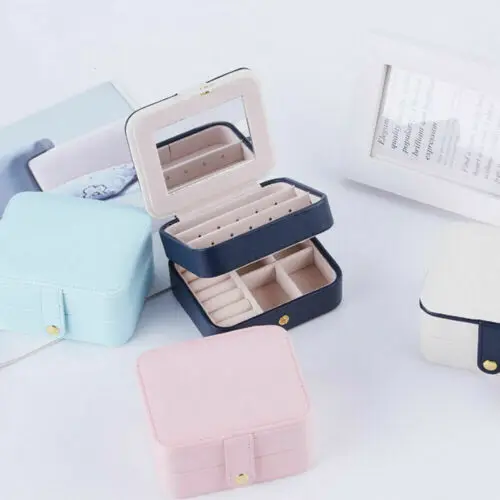 New Arrival Portable Jewellery Box Women Lady Travel Packaging Storage Organizer Makeup Case Hot Display | Дом и сад