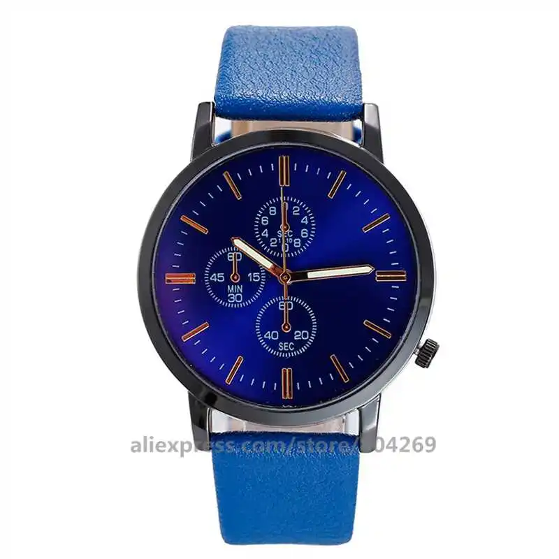 Fashion Luxury No Logo Watch Women Fashion Dress Wristwatches Women Blue Quartz Watches 920163