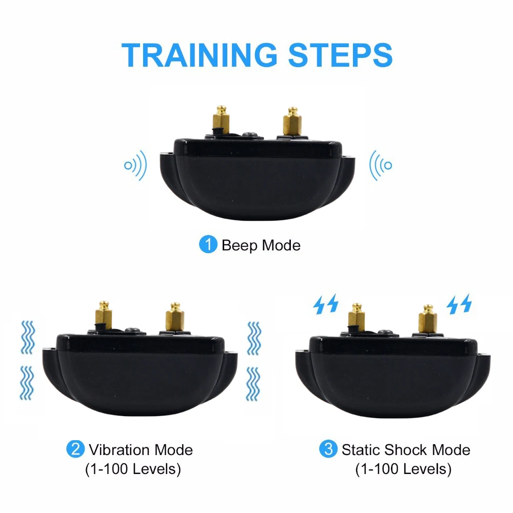 800 м Водонепроницаемый Дистанционное Обучение Собаки электрический ЖК дисплей