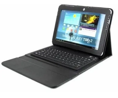 2012 New Fashion Best Christmas Gift Wireless Bluetooth keyboard PU case cover For Samsung Galaxy tab 10.1 inch N8000 N8010 | Компьютеры и