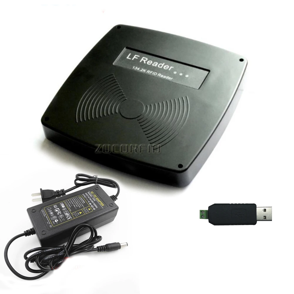 

USB RS-485 FDX-B animal tag Microchip reader ISO11785/84 animal tag scanner + 1 rabbit ear tag