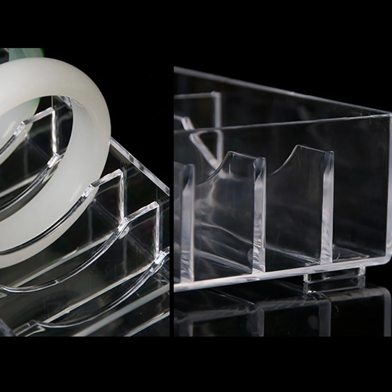 2018 Новый органайзер для браслетов из акрила с 20 ячейками Jade Bracelet Display Holder Showcase Jewelry Props Trays Box Case.
