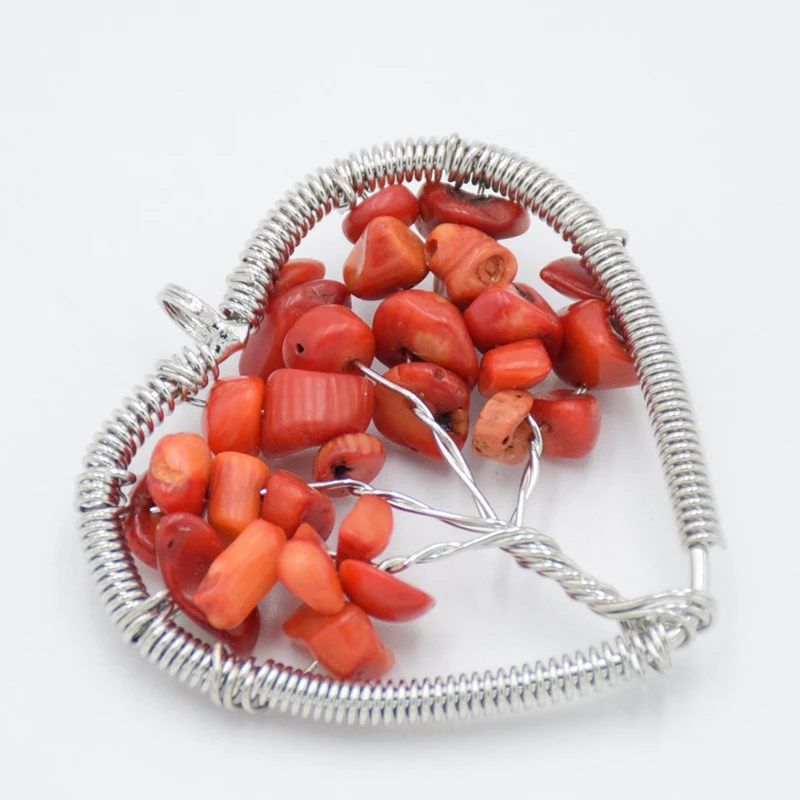 Посеребренная проволочная обмотка чакра каменная крошка аметисты авентурин