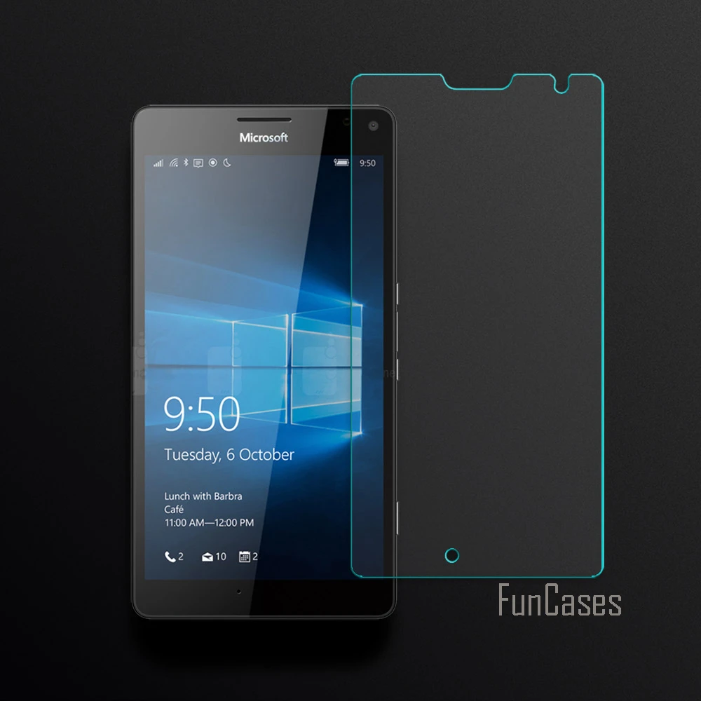 2.5D изогнутый край экрана для Nokia Lumia 950XL Защитная пленка закаленное стекло