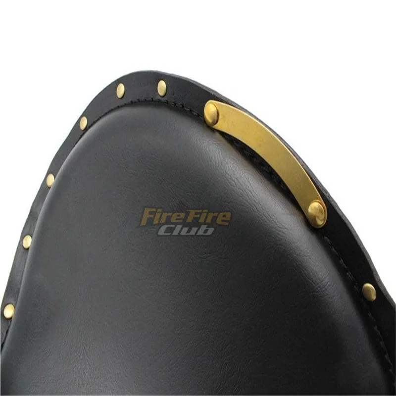 Synthetic Leather Motorcycle Solo Driver Seat Vintage For Harley Sportster 883 1200 XL Dyna Chopper for Honda |