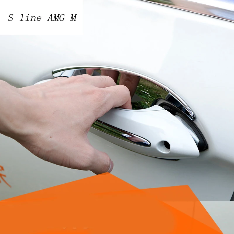 Стайлинг автомобиля крышка внешней дверной ручки отделка двери чаша наклейки