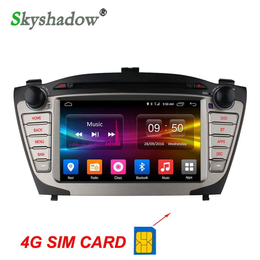 Ownice c500 8 core 32 ГБ ROM 2 RAM 4 Г SIM LTE блютуз wifi Android 6.0 автомобильный dvd gps Лента радио Для