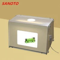 sanoto brand portable mini photo studio photography backdrop dimmable light photo box softbox table top shooting tent mk40