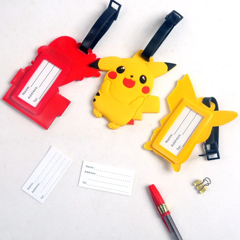 Аксессуары для путешествий ID адрес держатель багажная этикетка аниме мультфильм