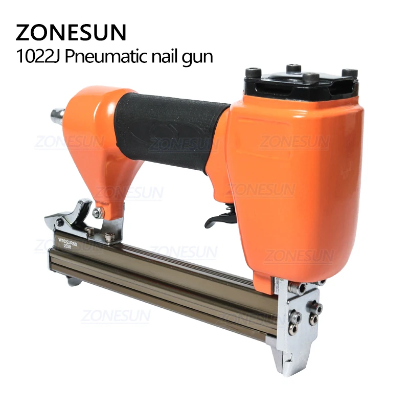 ZONESUN ZS 1022 строительный пистолет пневматический микропиннер гвоздезабивной без