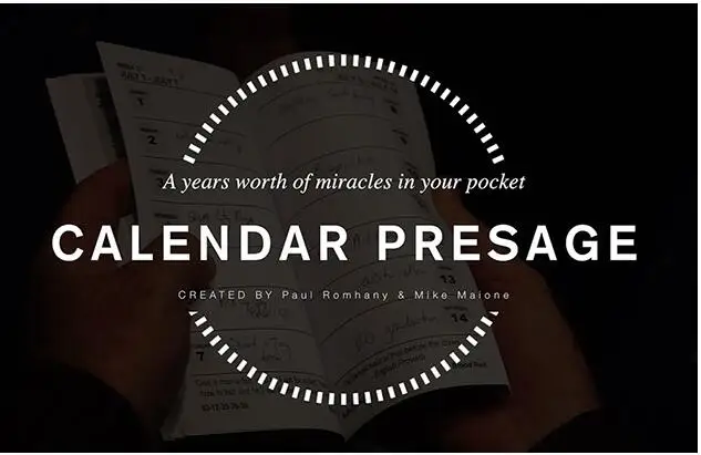 

Calendar Presage by Paul Romhany magic tricks