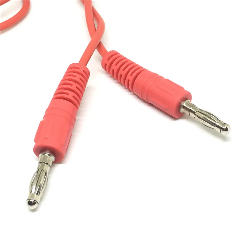 10 шт. L = 1 м высокогибкий 16 awg силиконовый M 4 мм Штабелируемый разъем типа банан для