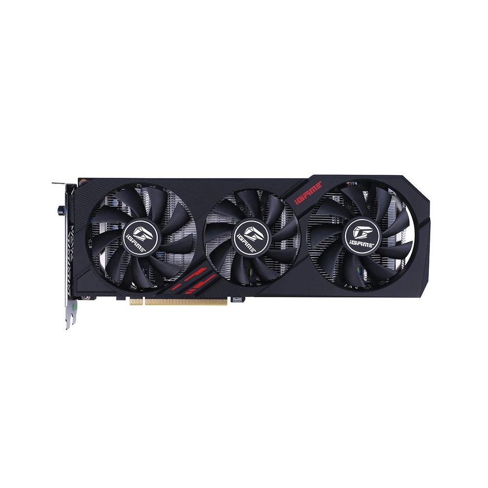 Красочные GeForce RTX 2060 графическая карта ультра Nvidia GDDR6 6G iGame GPU видеокарты 1365-1680 МГц PCI-E 3,0 HDMI для игровых ПК