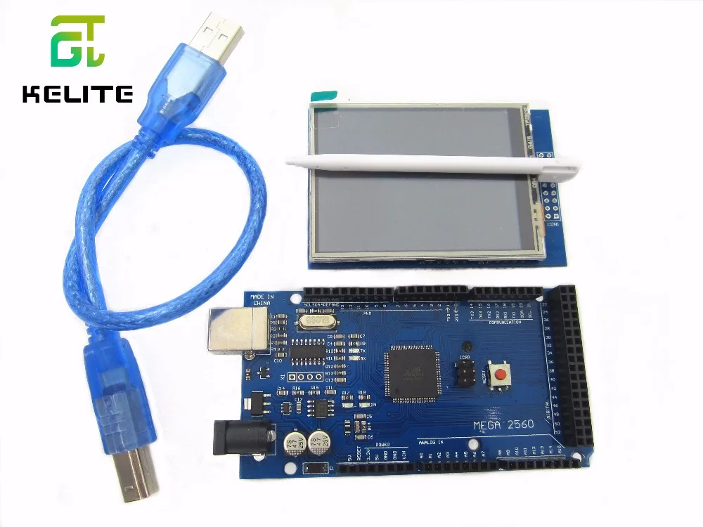 

HAILANGNIAO 2,8 дюймовый TFT ЖК сенсорный экран модуль дисплея + Uno r3 макетная плата совместимая с mega2560 R3 + USB кабель