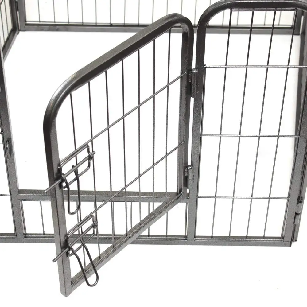 8 панельный сверхмощный портативный детский манеж складной металлический