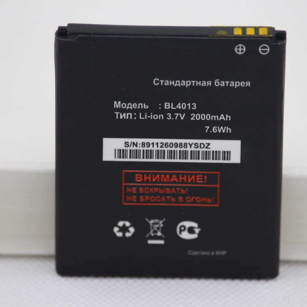 10 шт./лот BL4013 аккумулятор для мобильного телефона FLY IQ441 BL 4013 2000 мАч перезаряжаемая